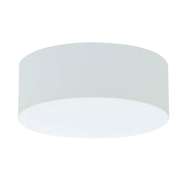 Anton 15" LED Ceiling - Linen White Finish